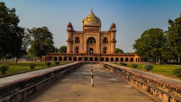 Traveler visiting India